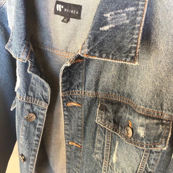 Destressed Demin Jacket - Picture 4 of 6